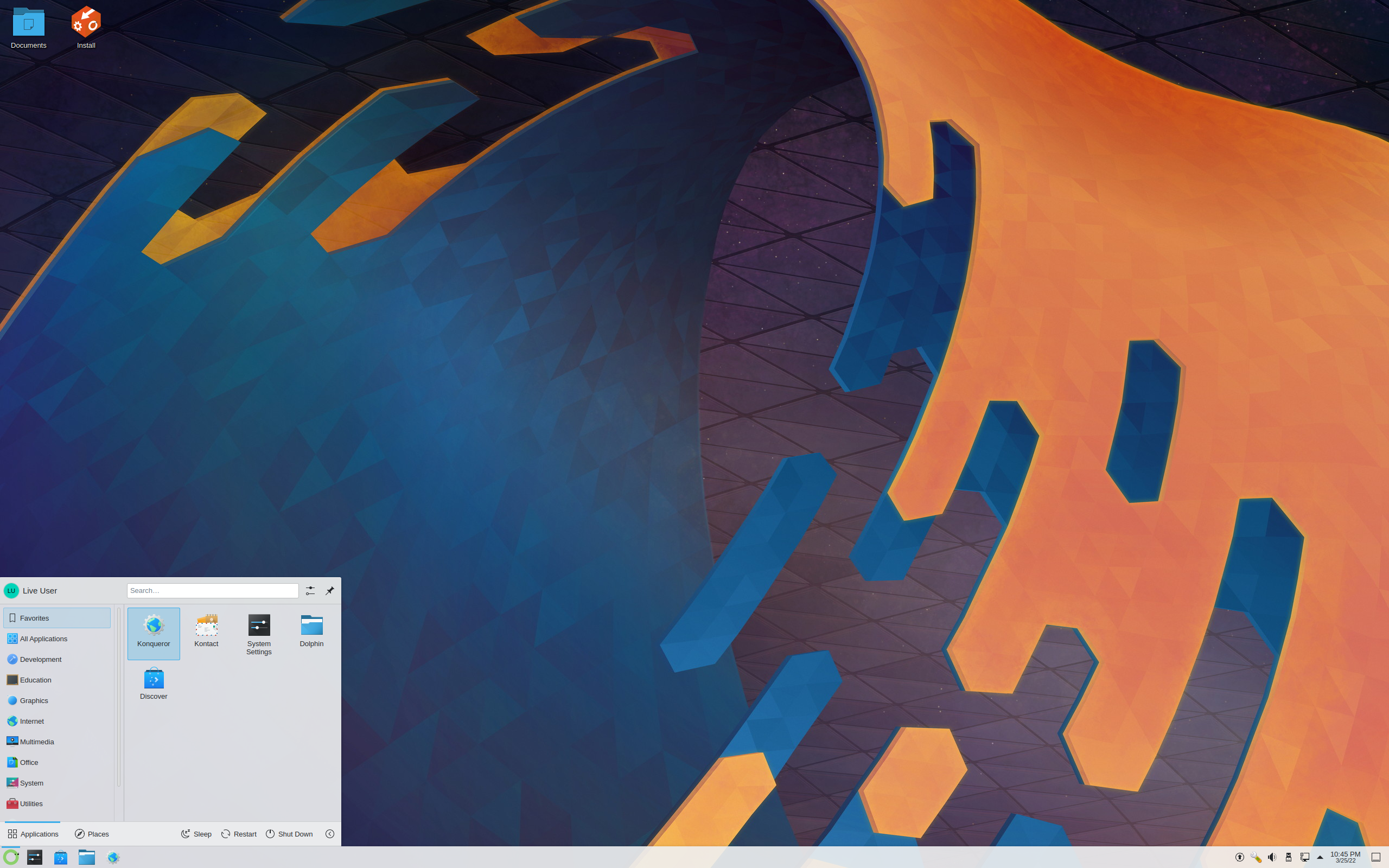 openmamba desktop screenshot: 20220323