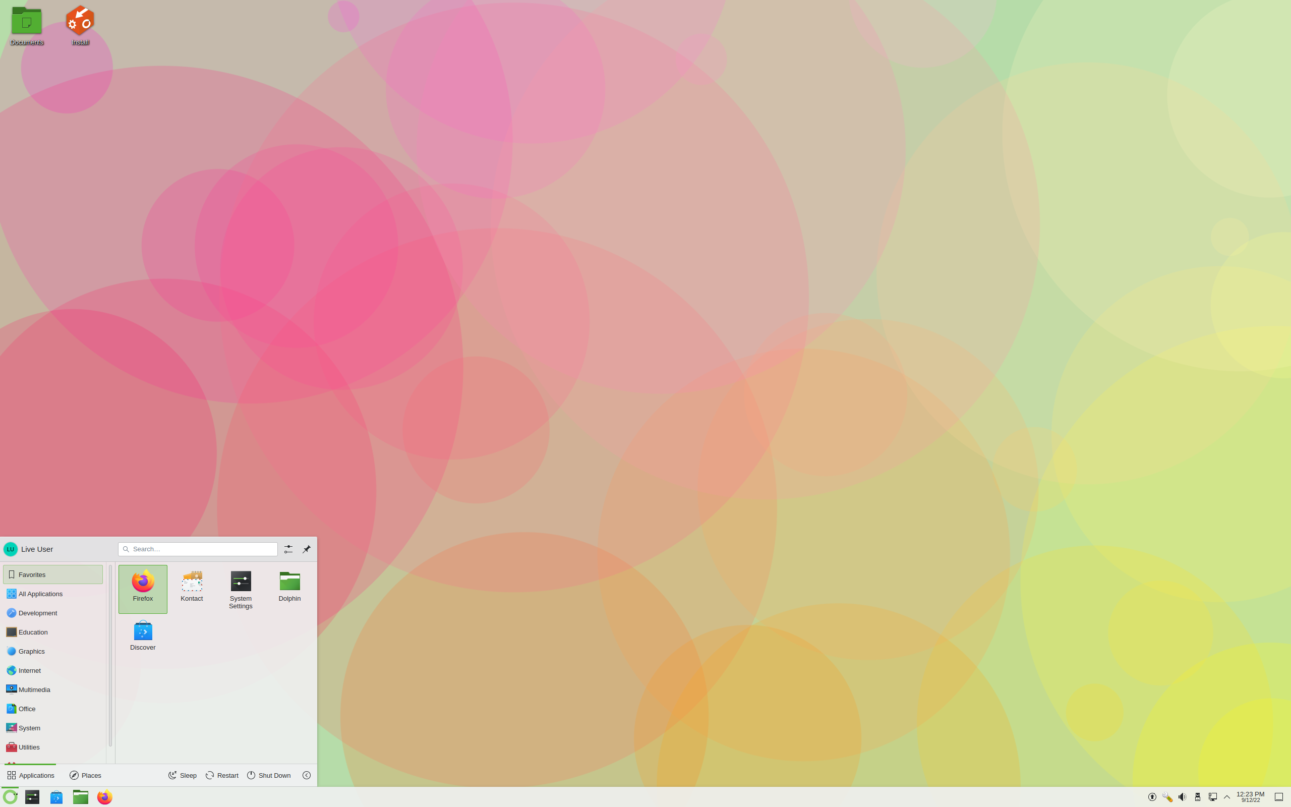 openmamba desktop screenshot: 20220912