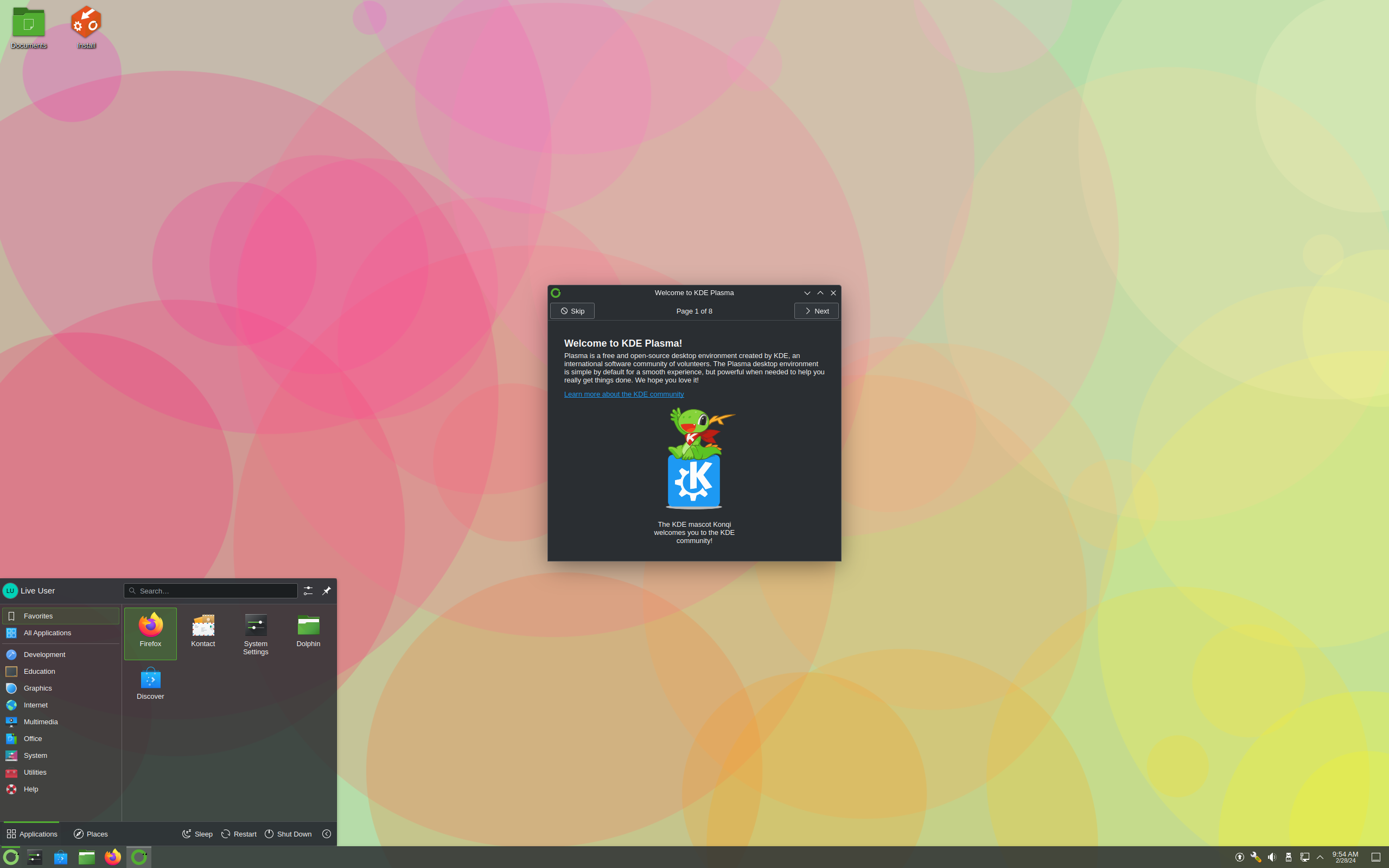 openmamba desktop screenshot: 20240228