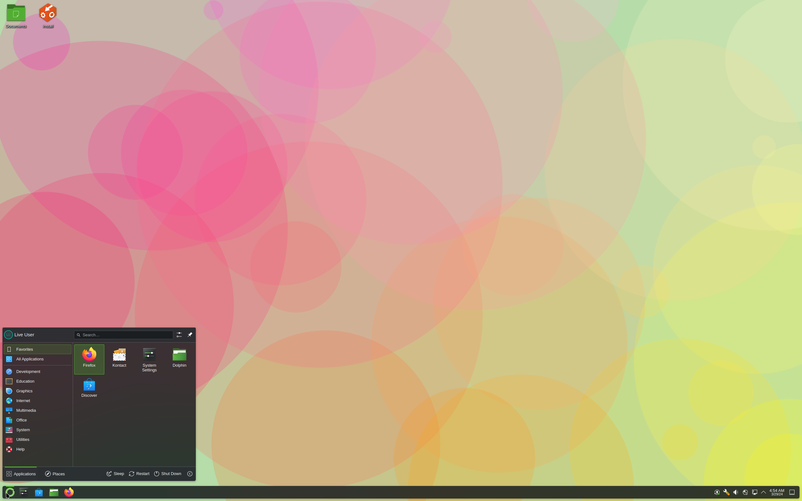 openmamba desktop screenshot: 20240328