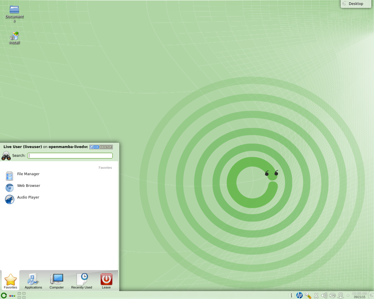 openmamba desktop screenshot: 3