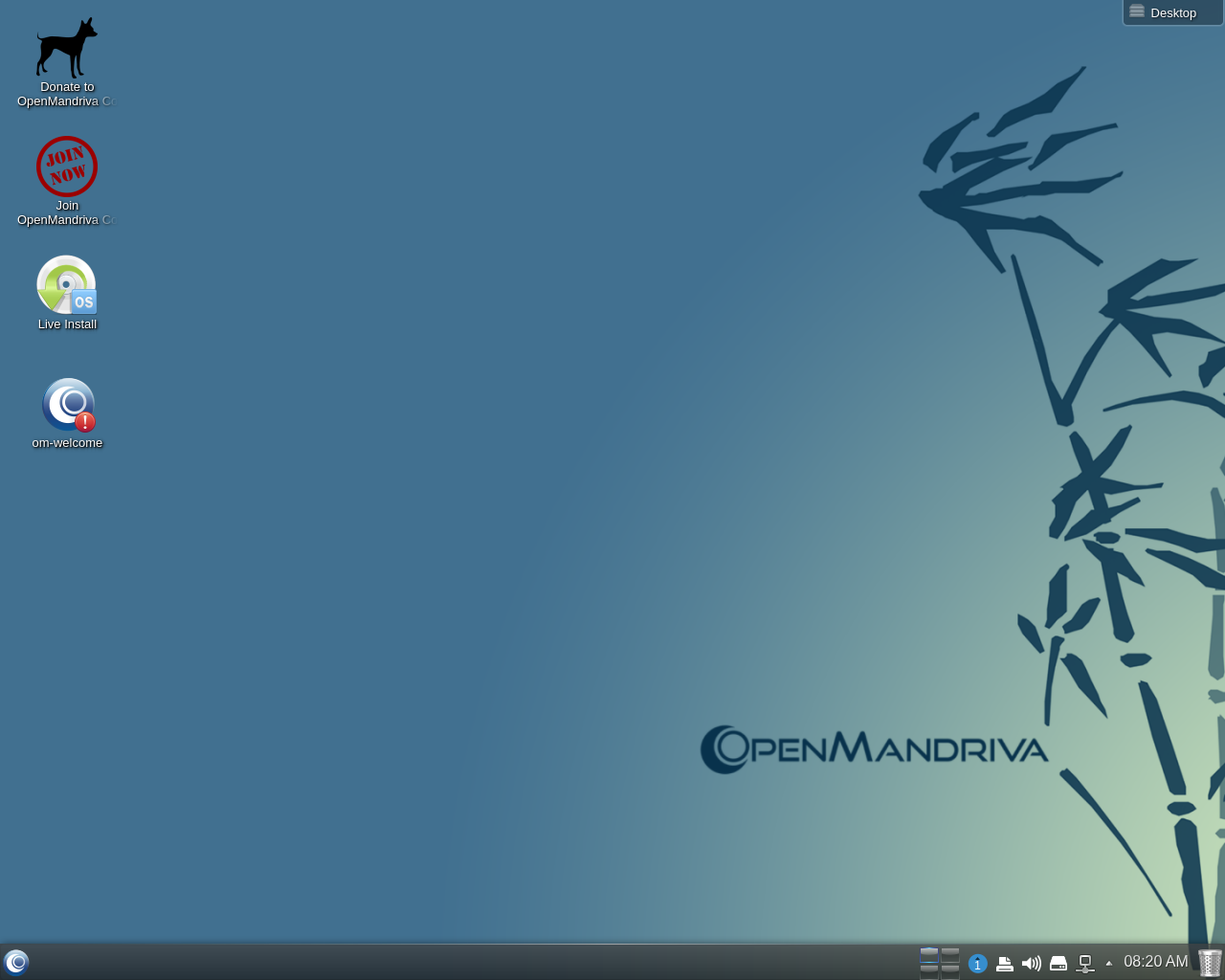 OpenMandriva desktop screenshot: 2014.0