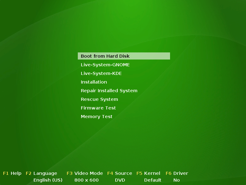 openSUSE desktop screenshot: 11 promodvd