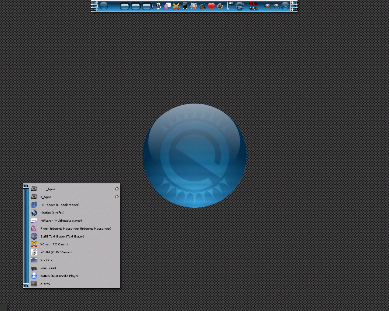 openSUSE desktop screenshot: 11.0 enlightenment