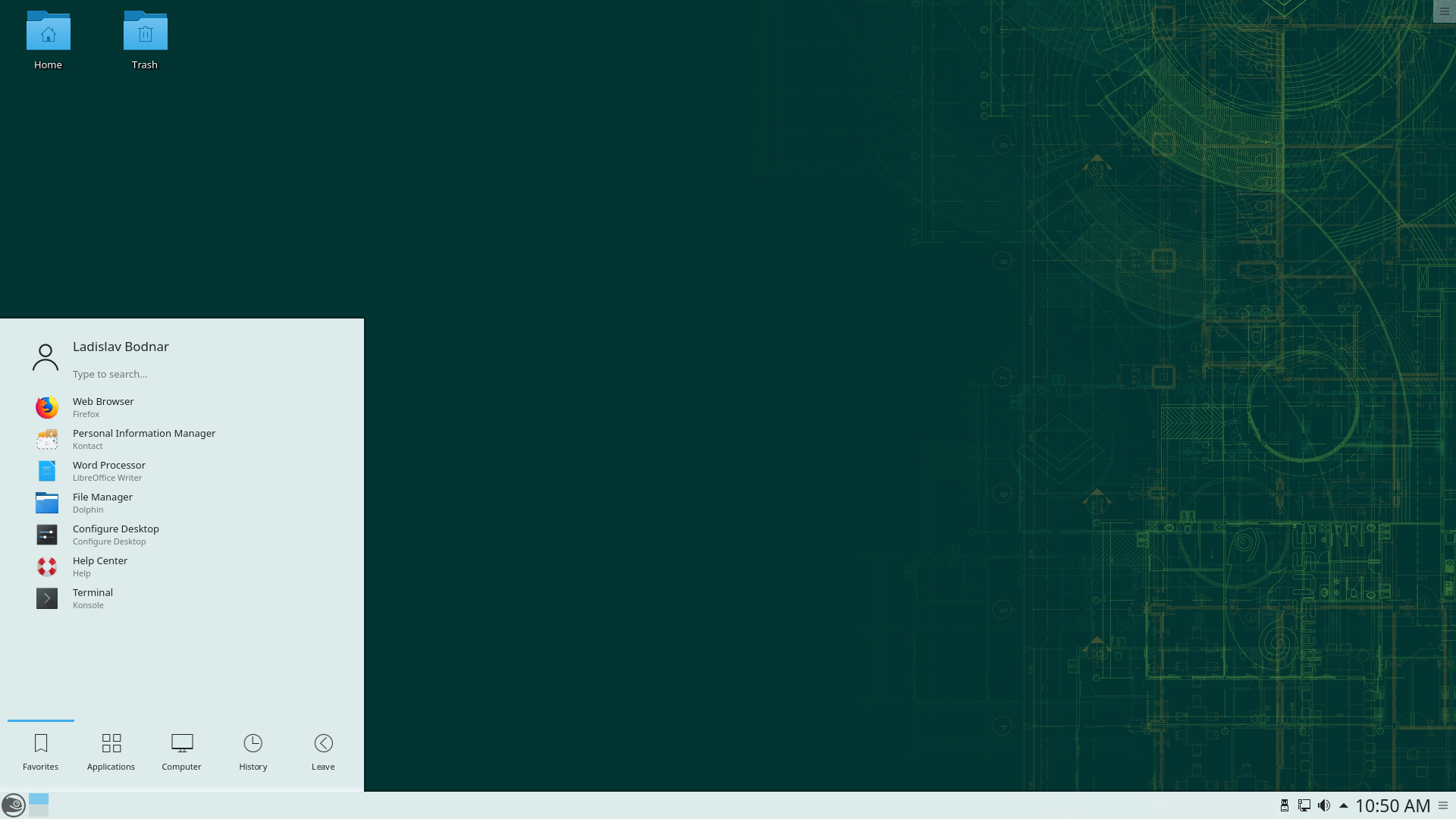 openSUSE desktop screenshot: 15.1