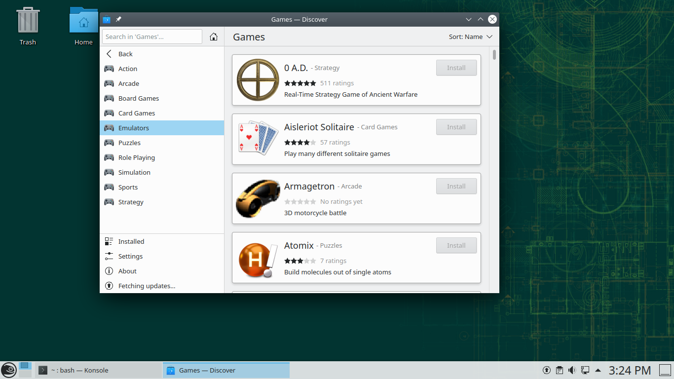 openSUSE desktop screenshot: 15.2 discover
