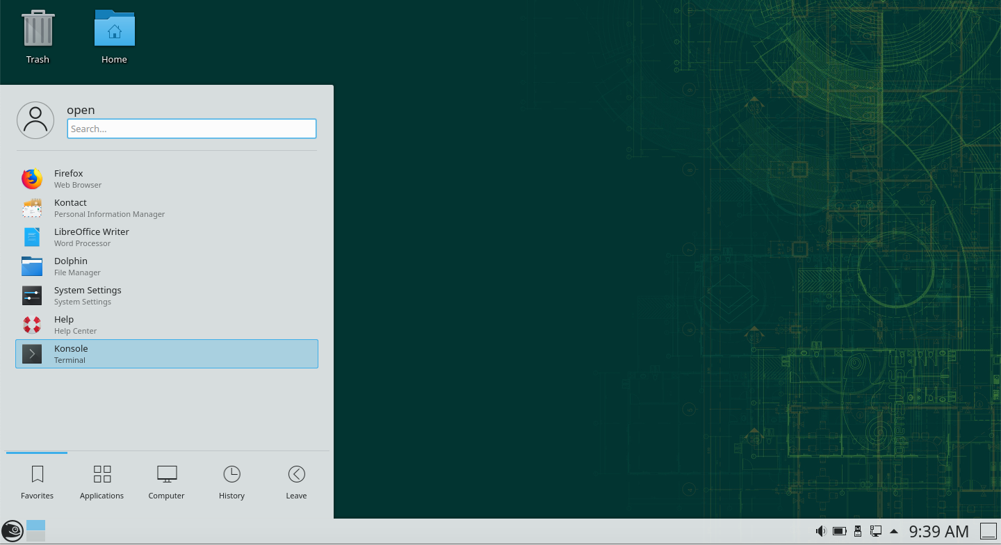 openSUSE desktop screenshot: 15.2