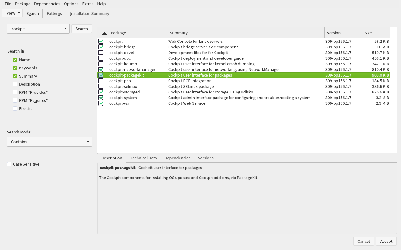 openSUSE desktop screenshot: 15.6 select cockpit