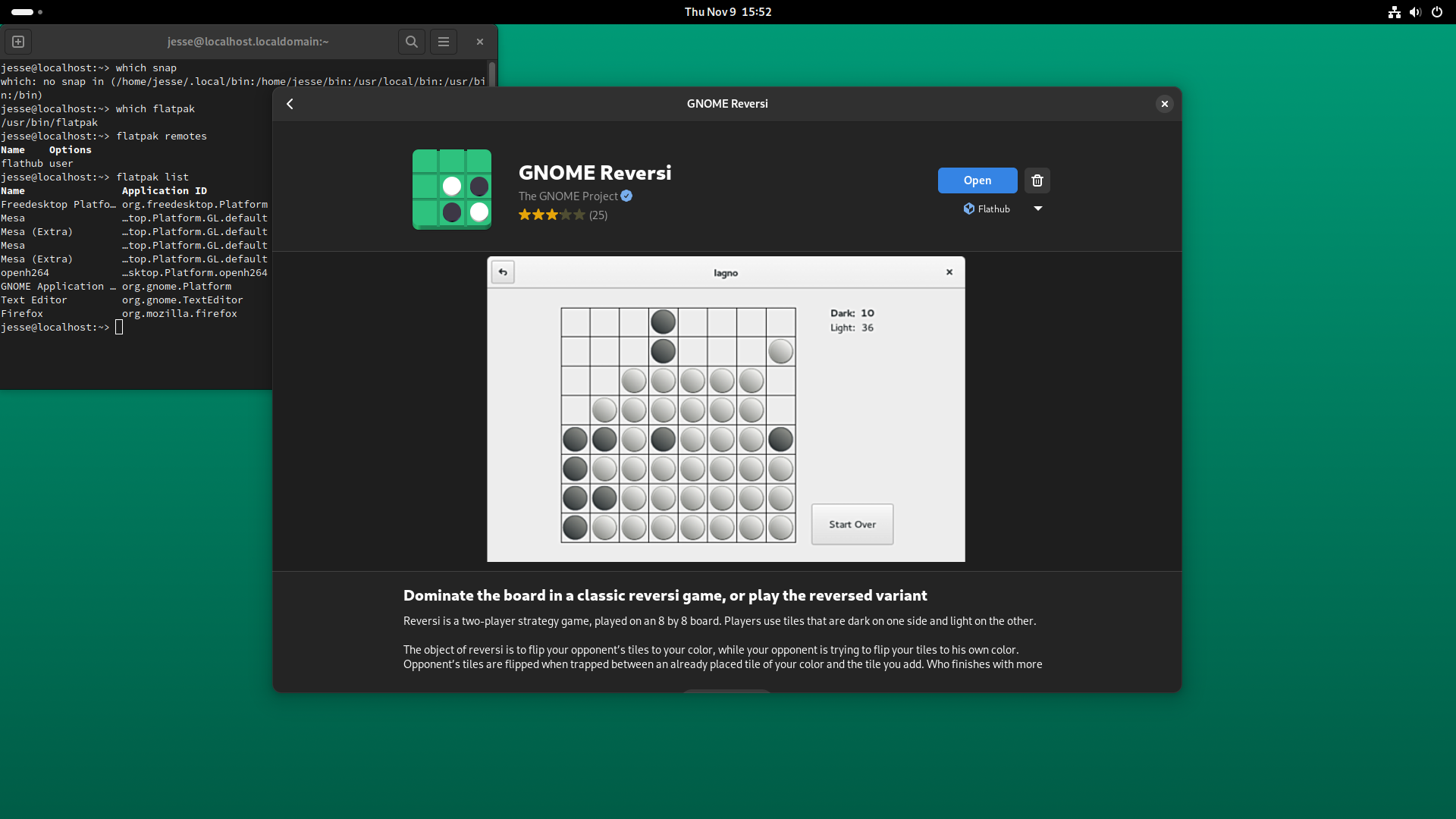 openSUSE desktop screenshot: microos 2023 software