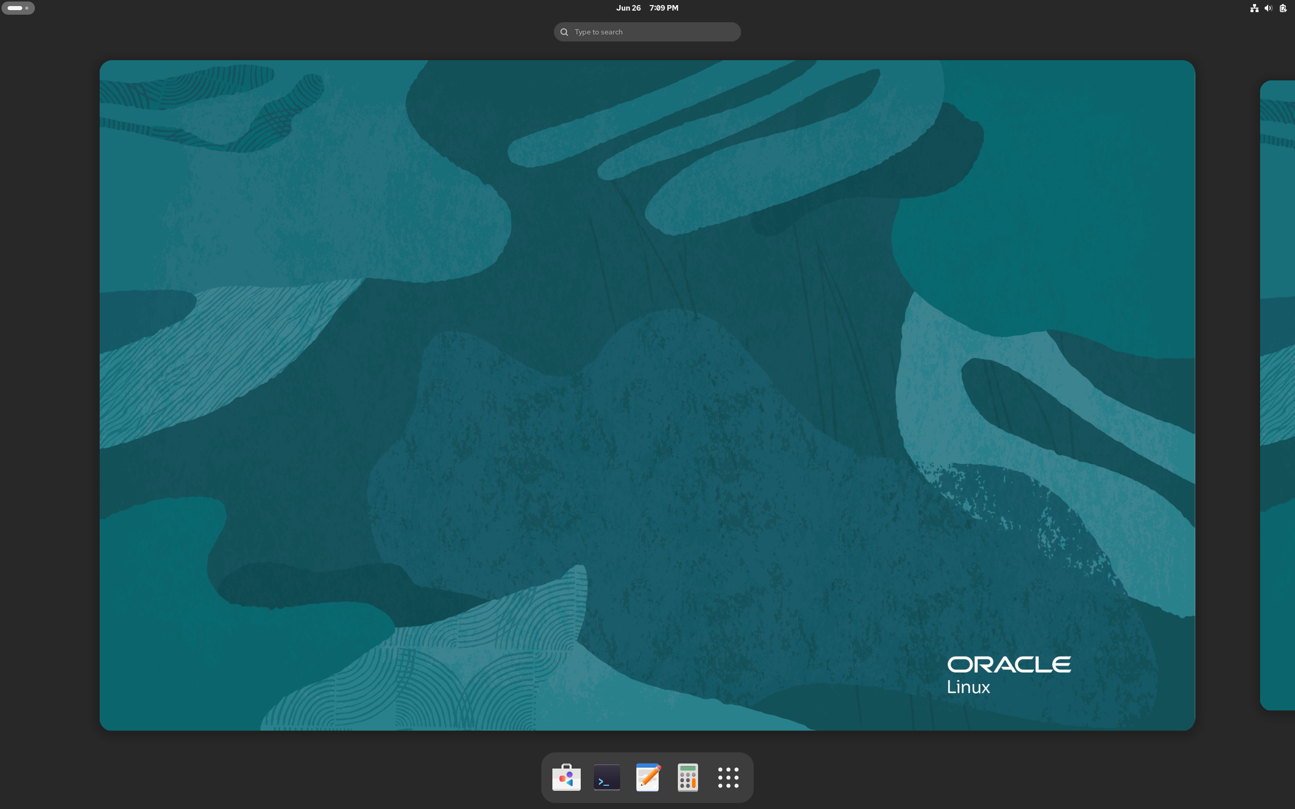 Oracle desktop screenshot: 10.0