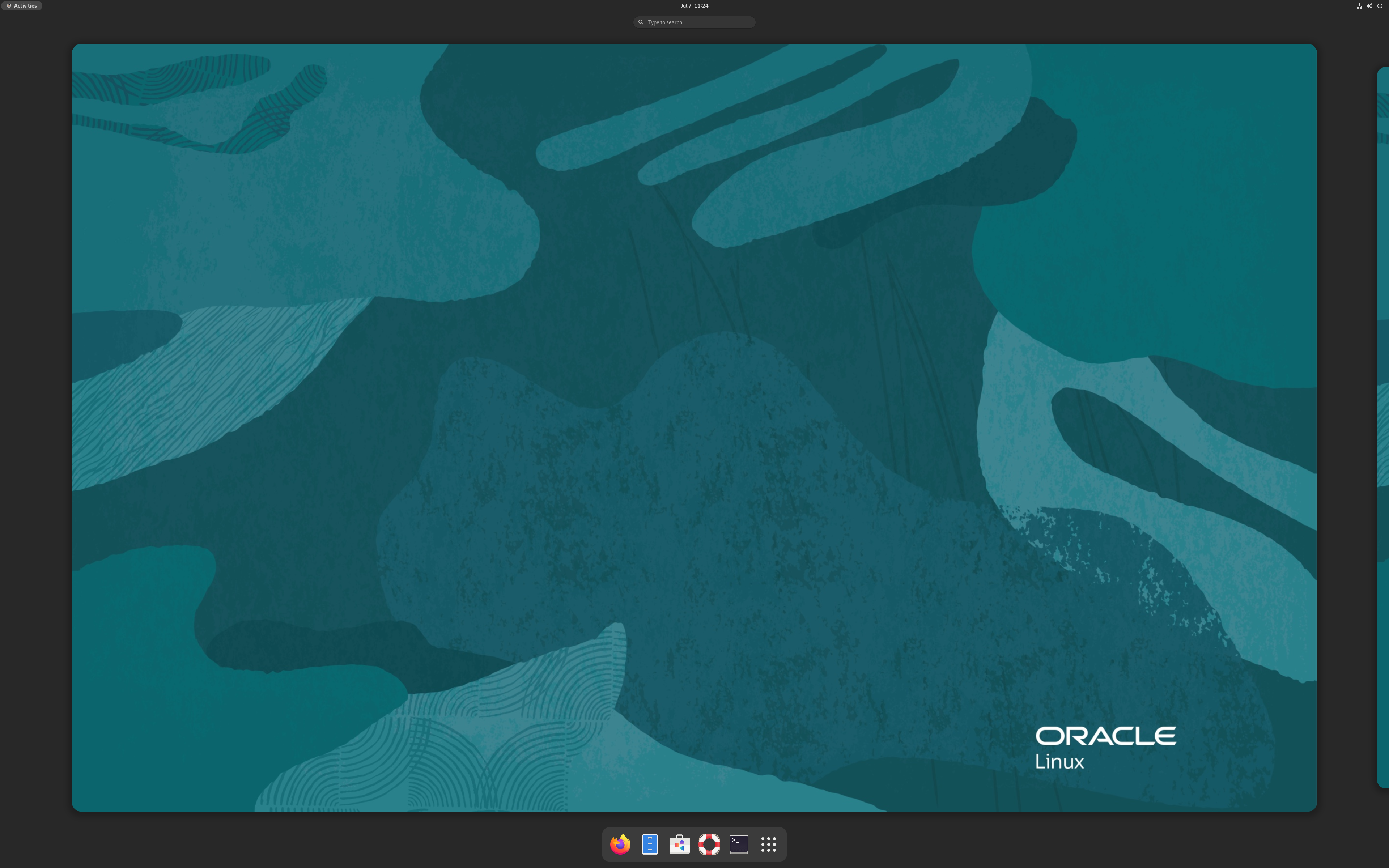 Oracle desktop screenshot: 9.0