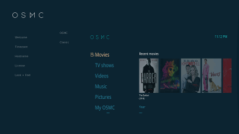 OSMC desktop screenshot: Distribution overview