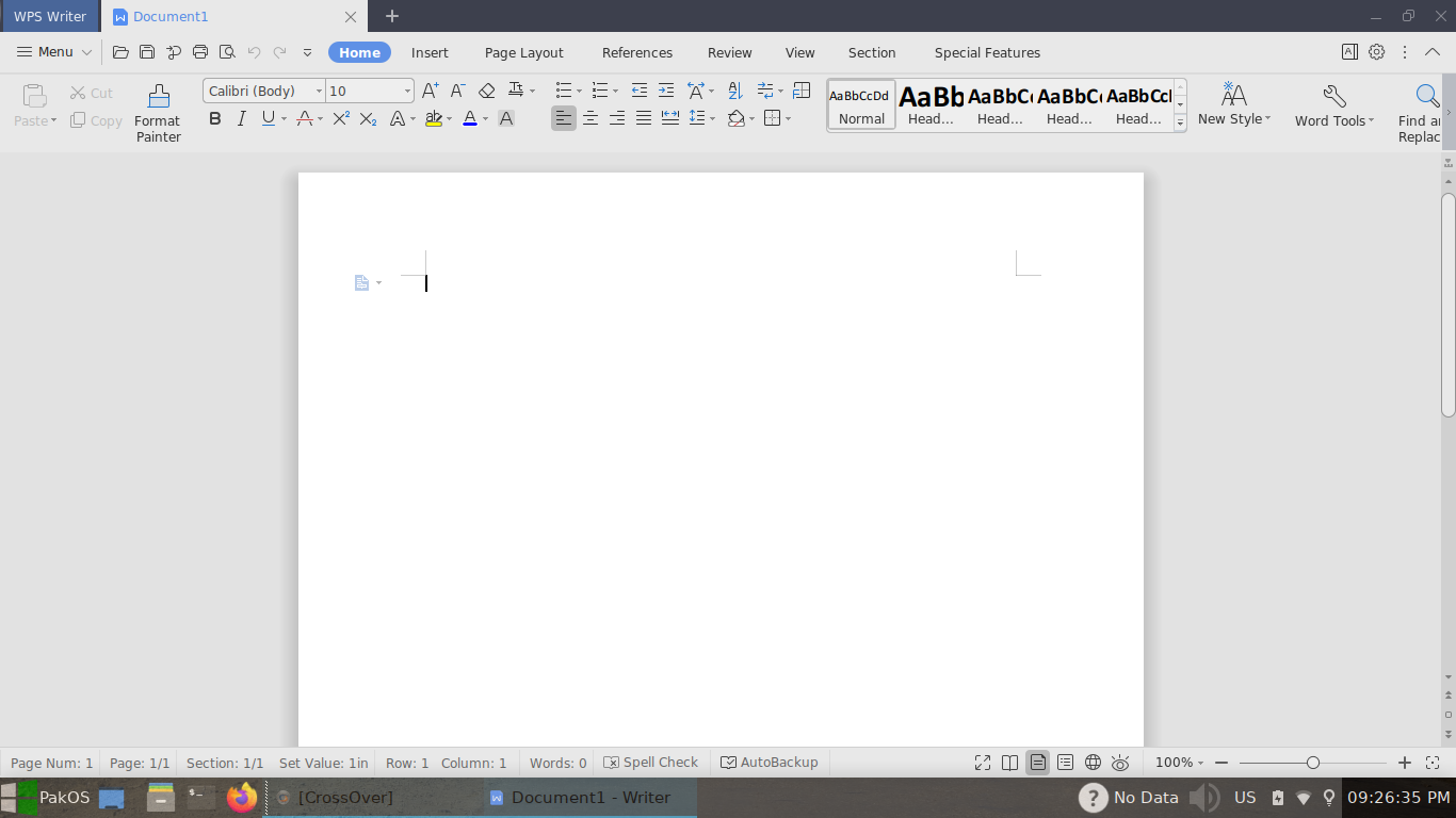 PakOS desktop screenshot: 2020 08 24 wps