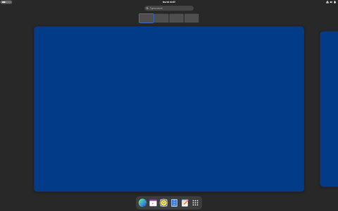 PantherX desktop screenshot: Distribution overview
