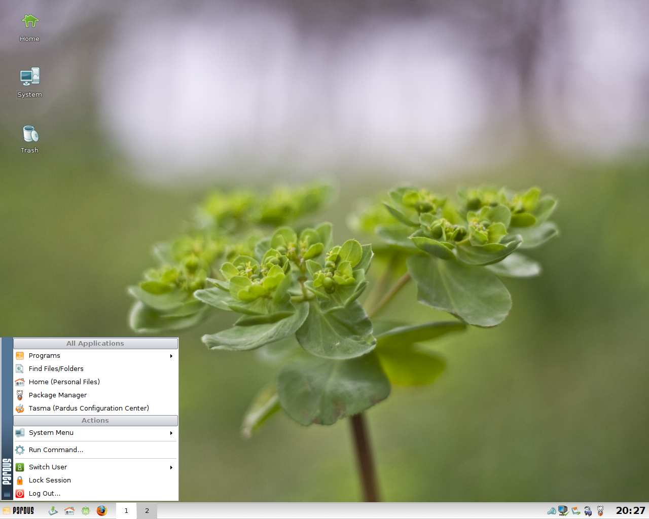 Pardus desktop screenshot: 2008
