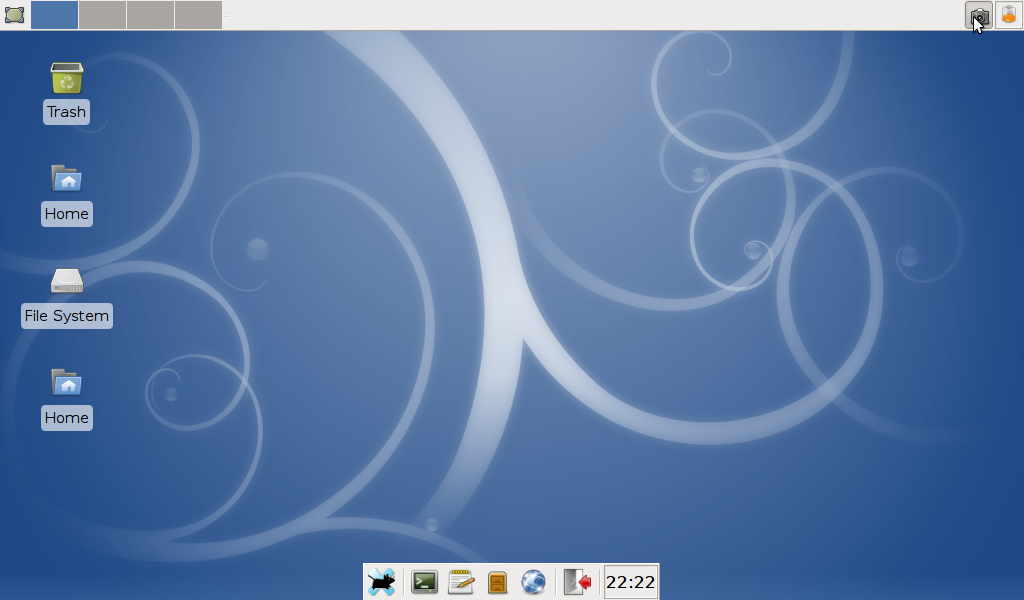 Pardus desktop screenshot: 2009 xfce