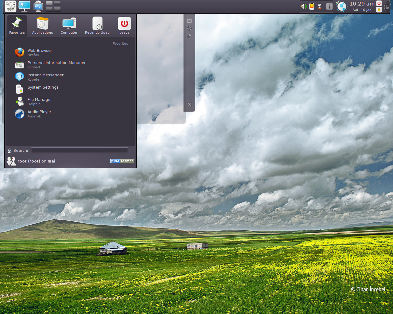 Pardus desktop screenshot: 2009.1