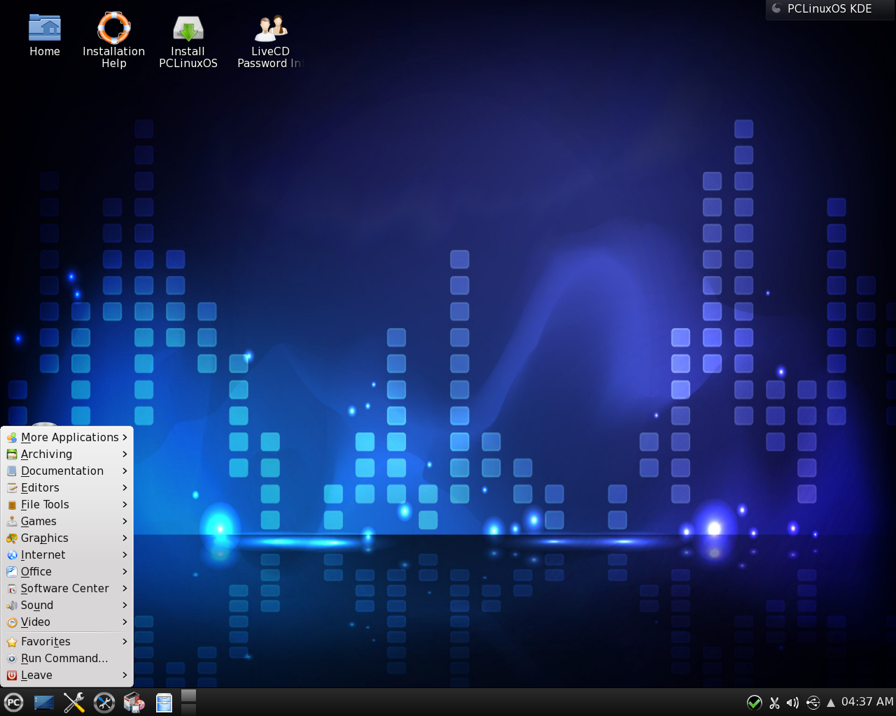 PCLinuxOS desktop screenshot: 2016.03