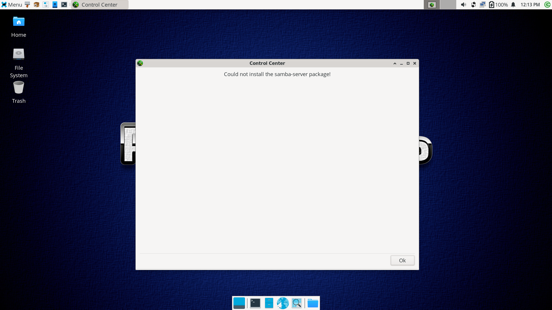 PCLinuxOS desktop screenshot: 2026.05.30 samba