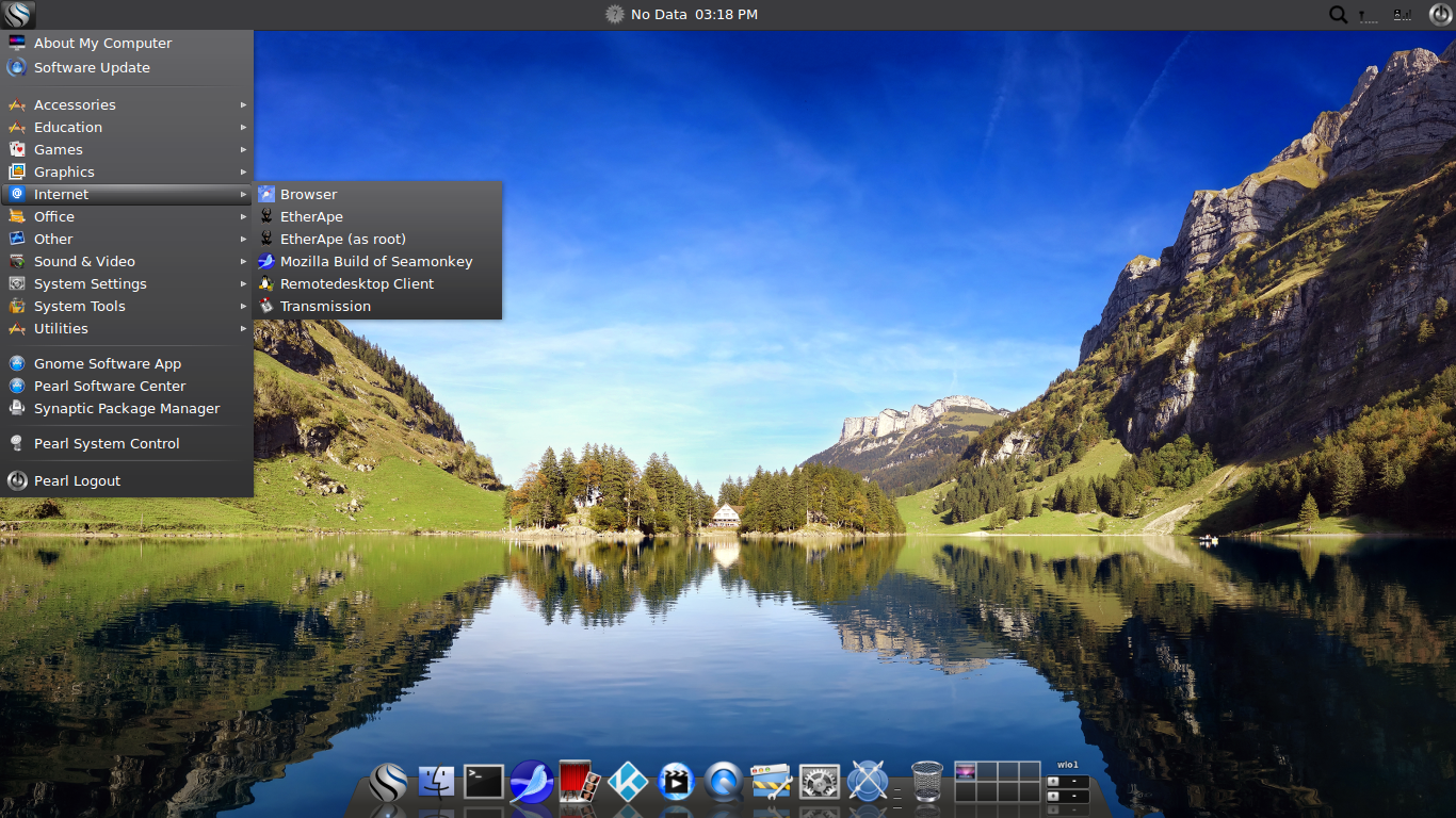 Pearl desktop screenshot: 4.0