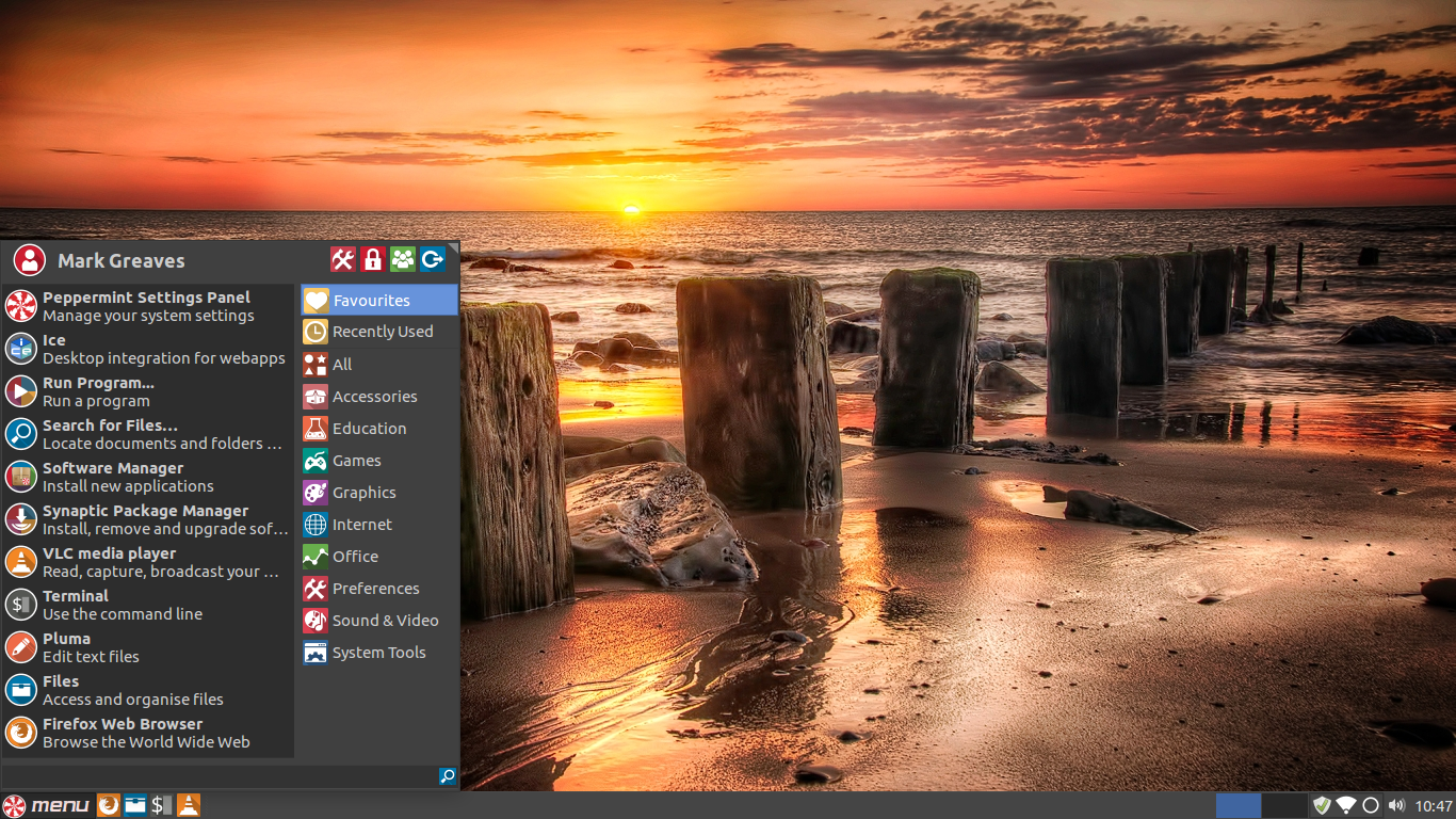 Peppermint desktop screenshot: 7