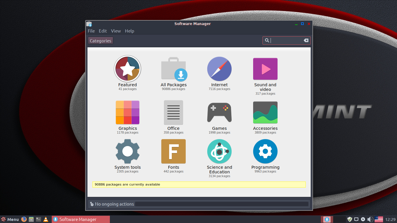 Peppermint desktop screenshot: 9 software