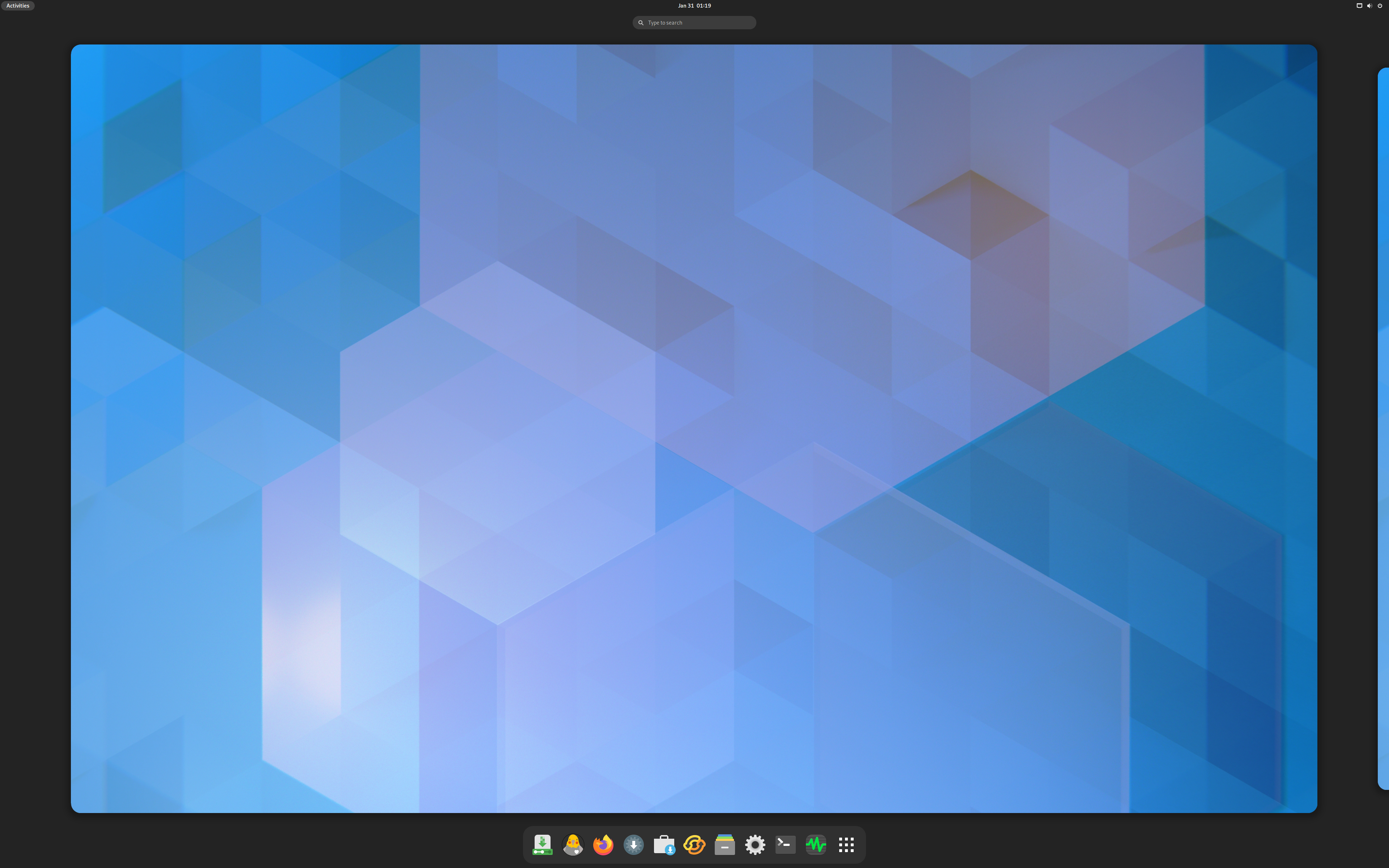 PikaOS desktop screenshot: 23.01.18
