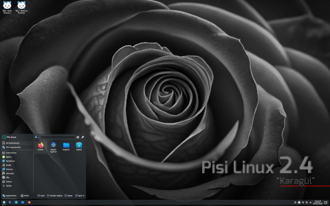 Pisi desktop screenshot: Distribution overview