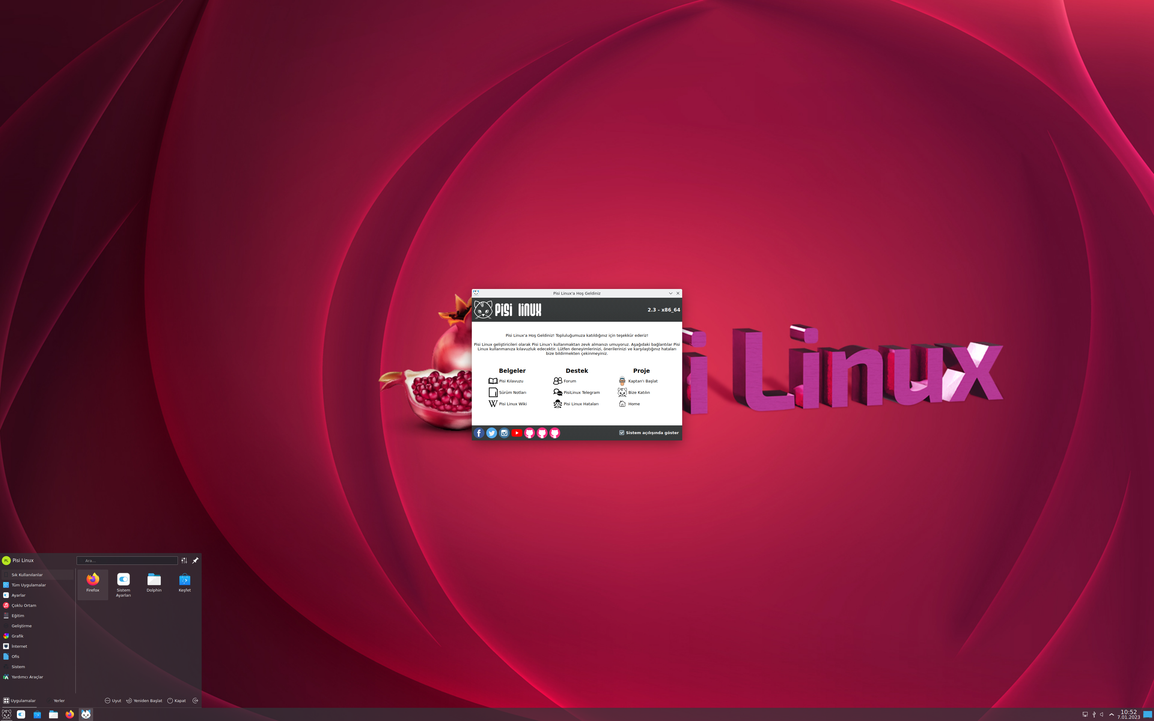 Pisi desktop screenshot: 2.3.1