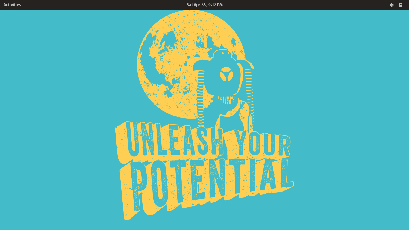 Pop!_OS desktop screenshot: 18.04 gnome