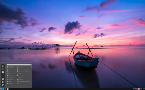 Porteus desktop screenshot: Distribution overview