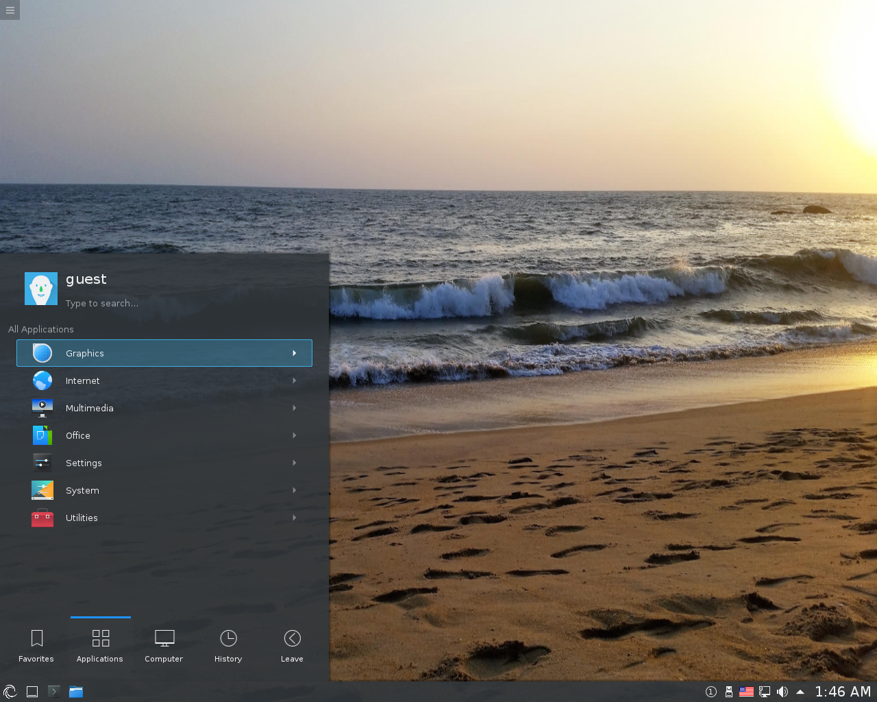Porteus desktop screenshot: 4.0