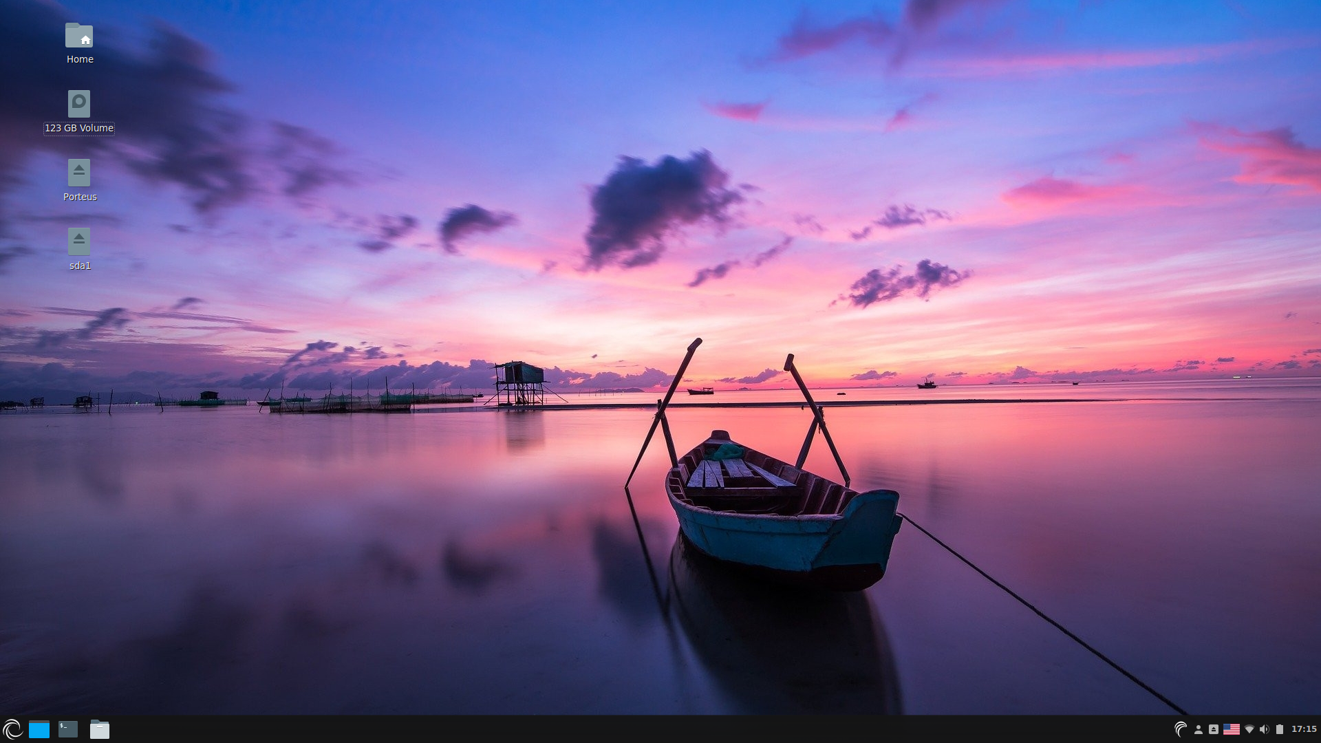 Porteus desktop screenshot: 5.0 cinn