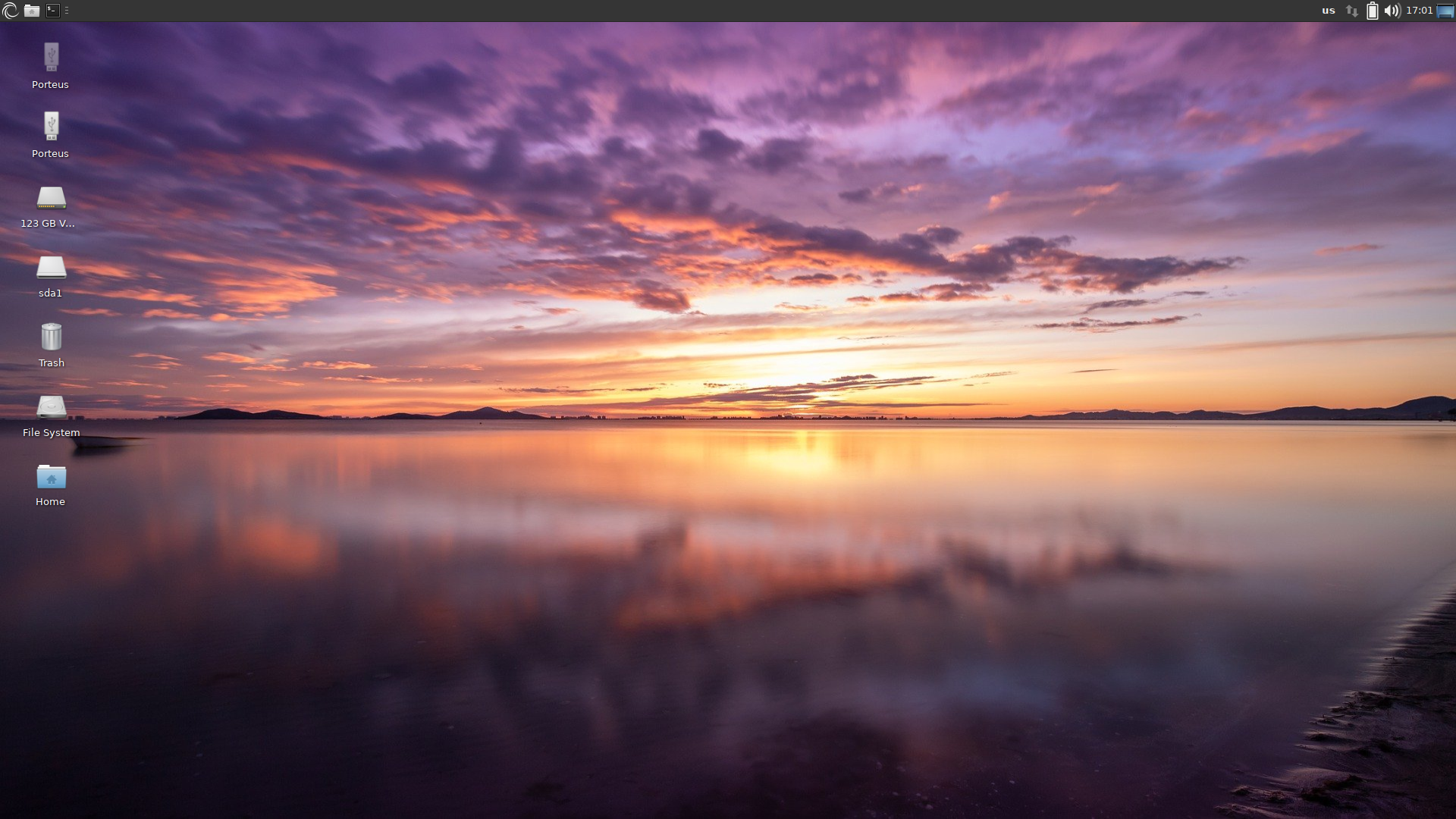 Porteus desktop screenshot: 5.0 xfce