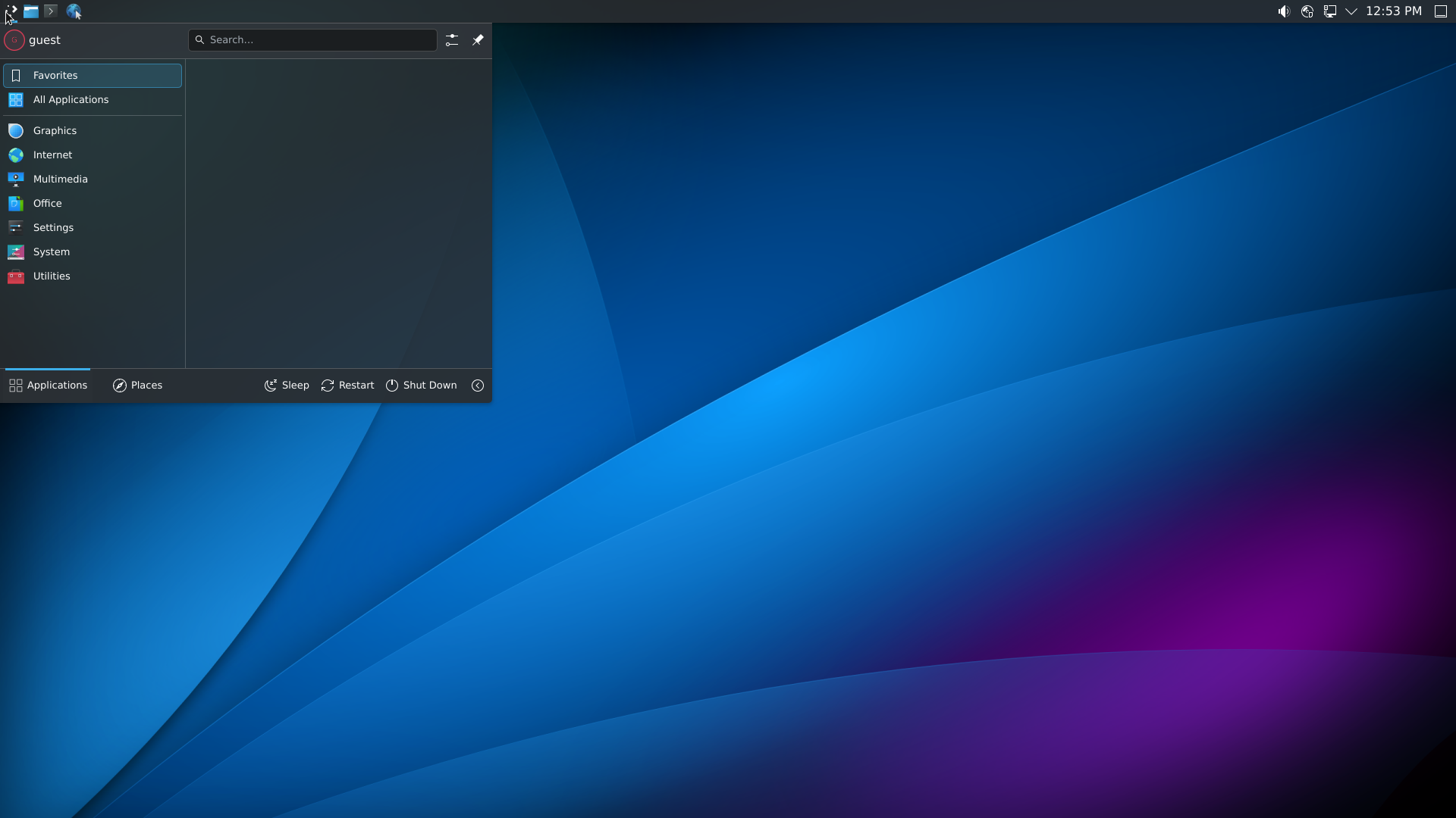 PorteuX desktop screenshot: 1.6