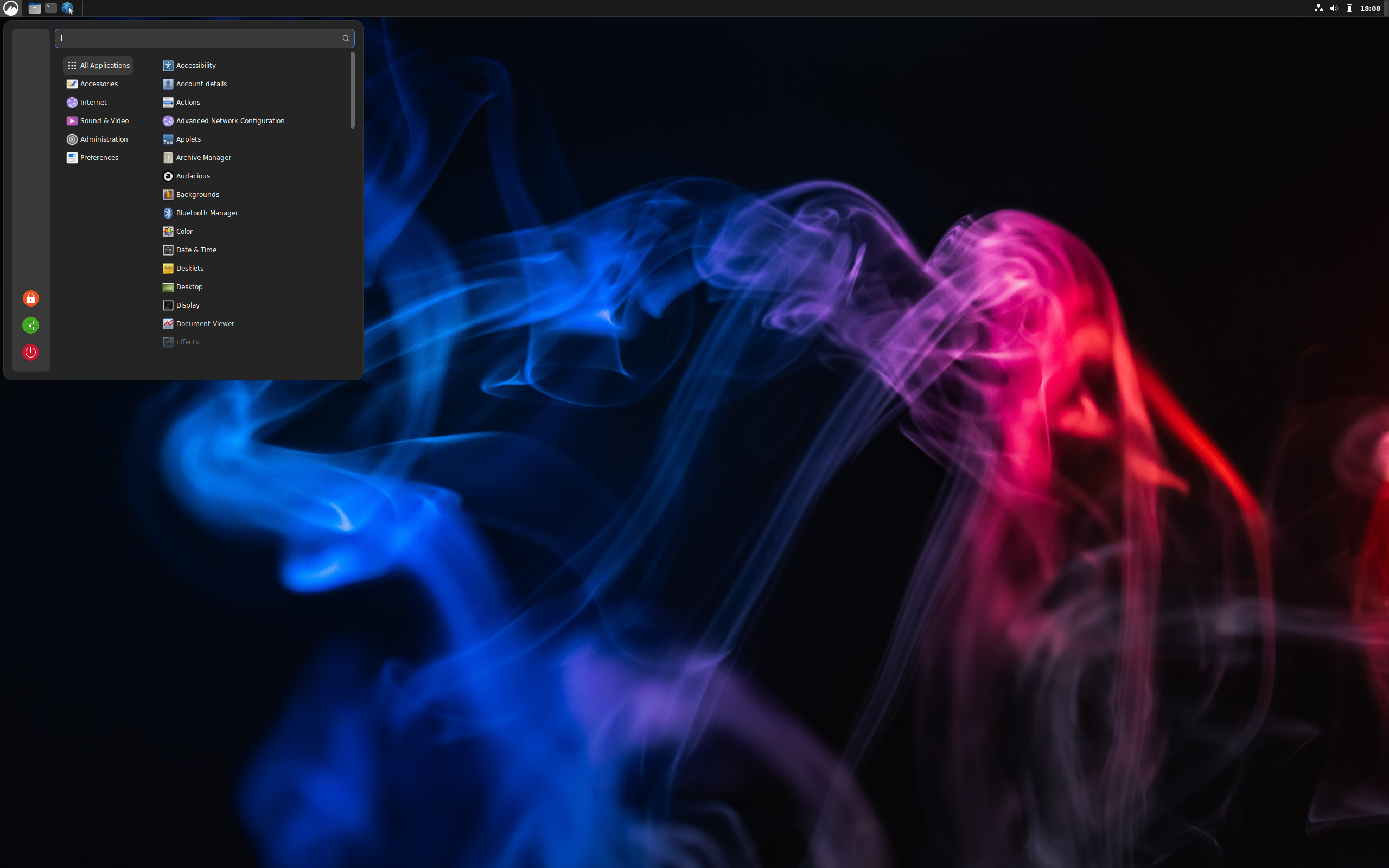 PorteuX desktop screenshot: 2.2 cinnamon