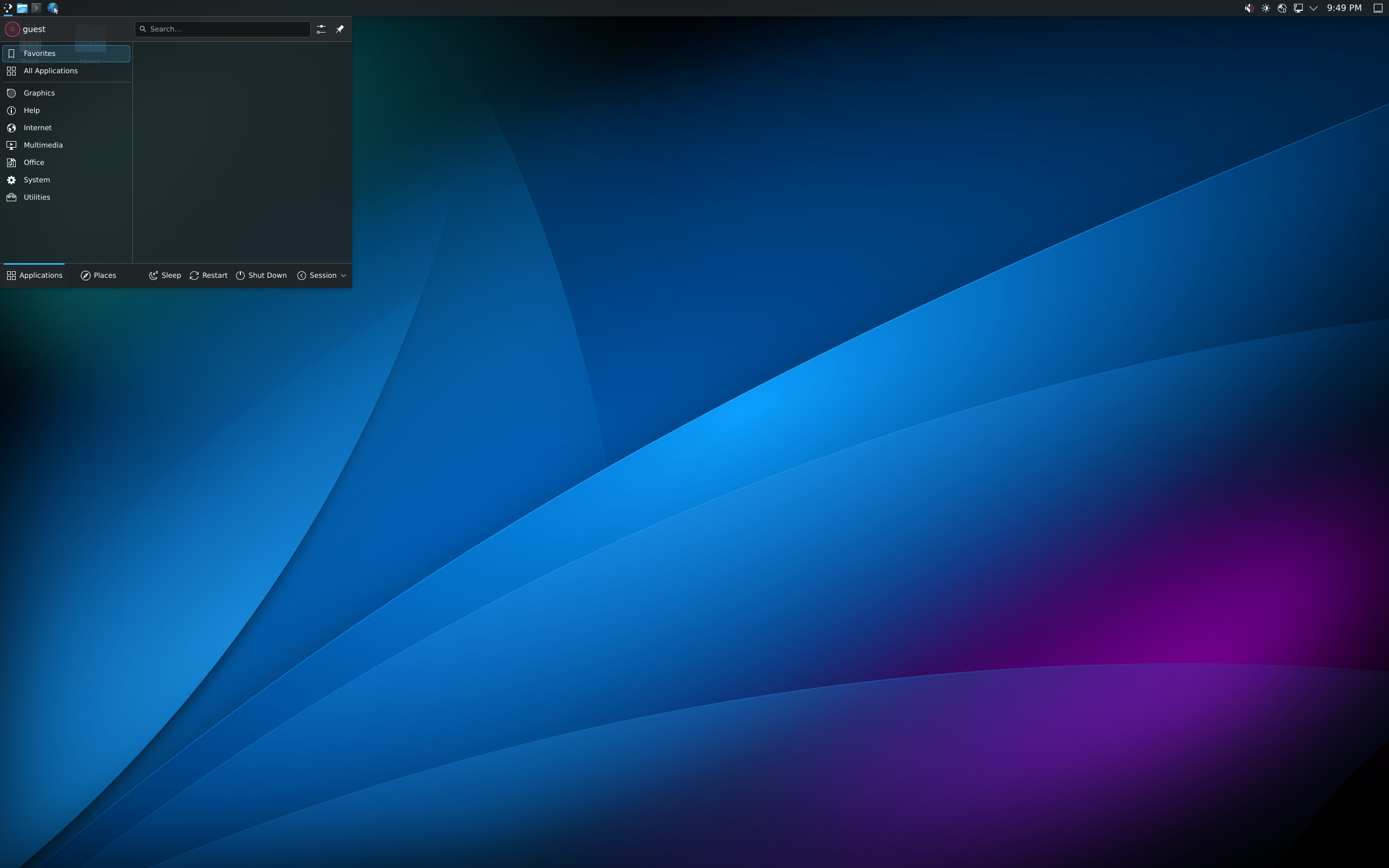 PorteuX desktop screenshot: 2.4 kde