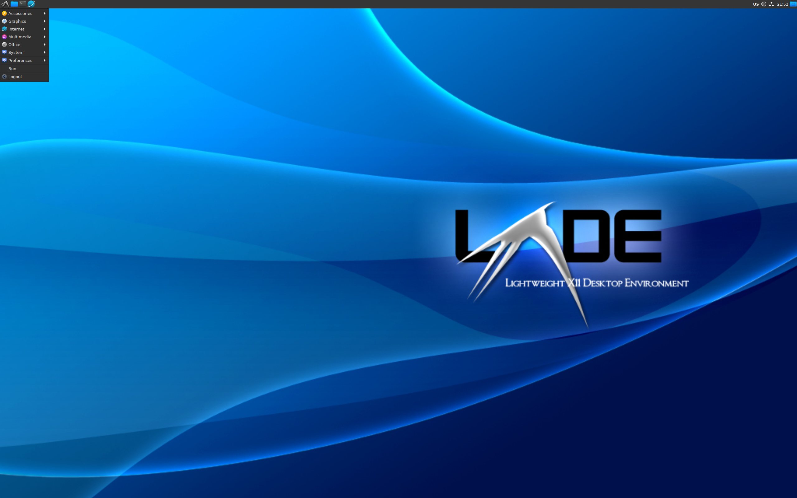 PorteuX desktop screenshot: 2.4 lxde