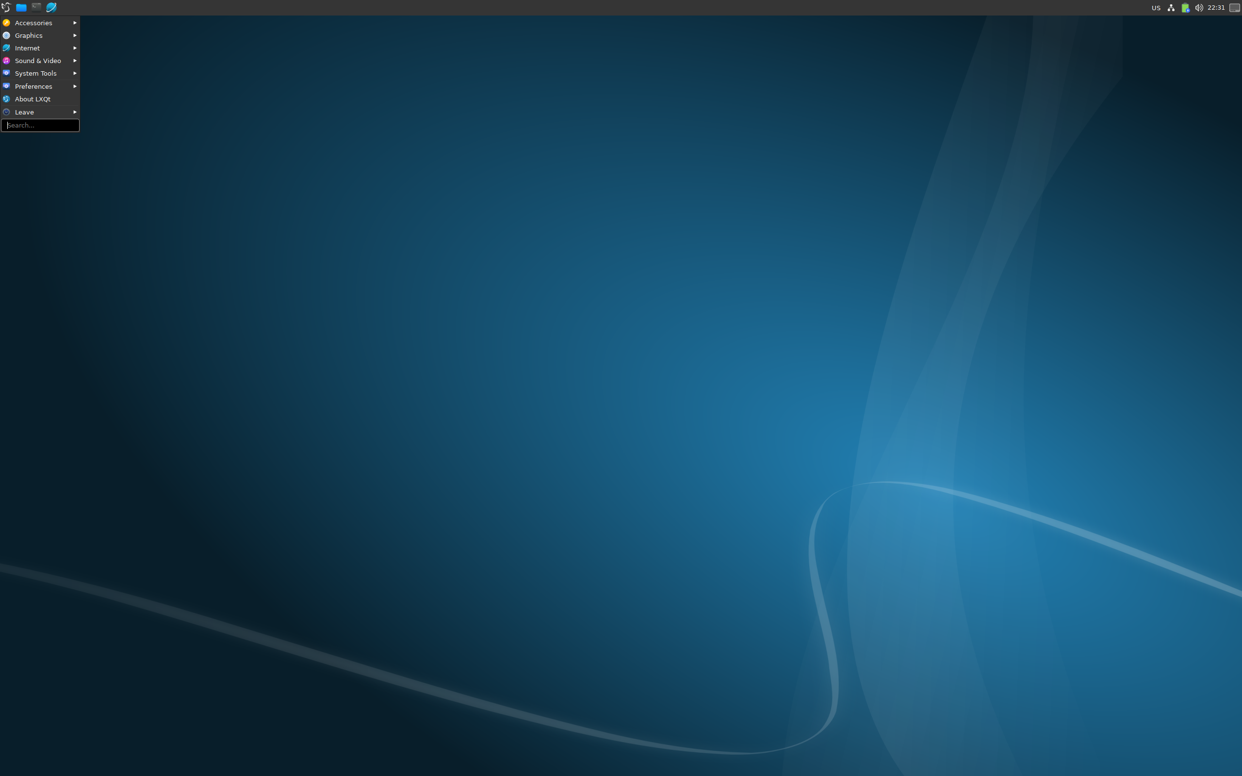 PorteuX desktop screenshot: 2.7 lxqt