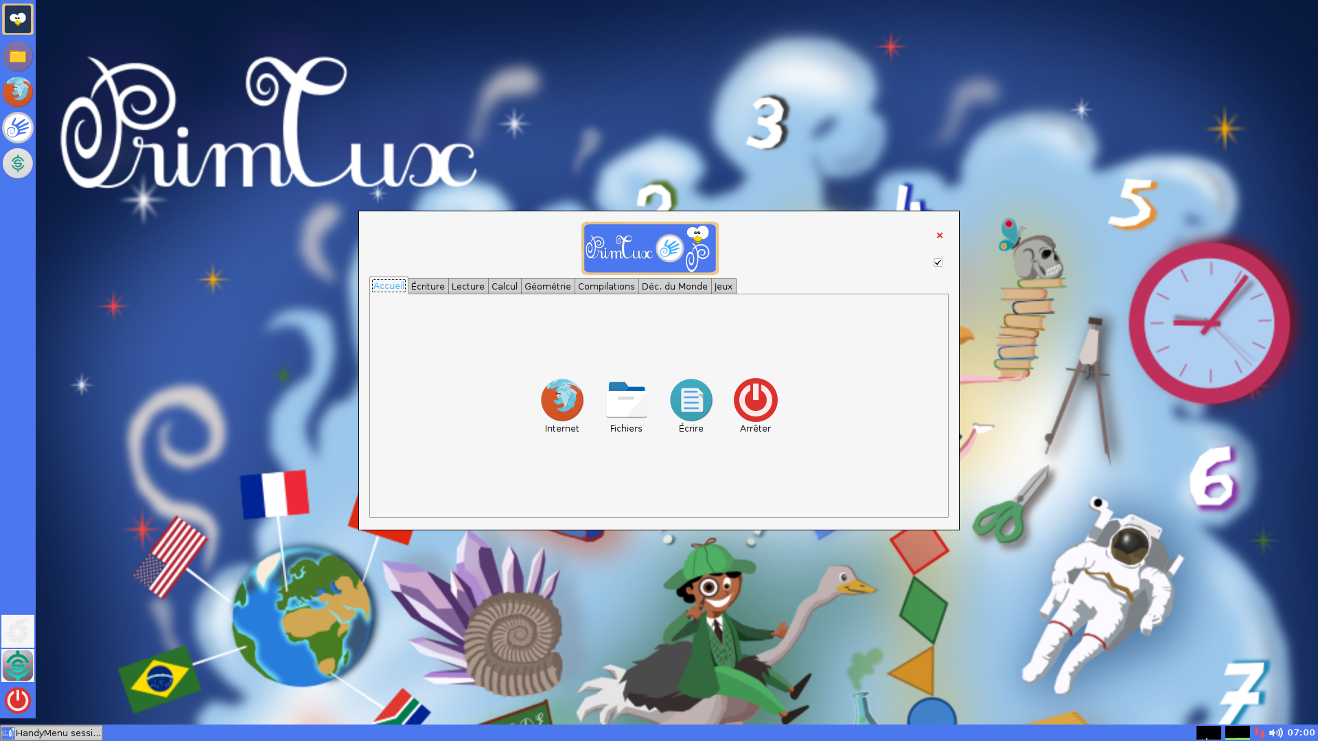 PrimTux desktop screenshot: 4