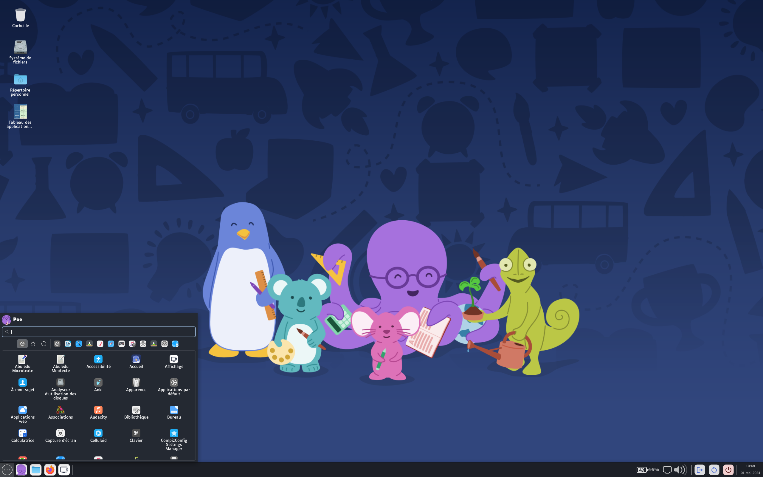 PrimTux desktop screenshot: 8