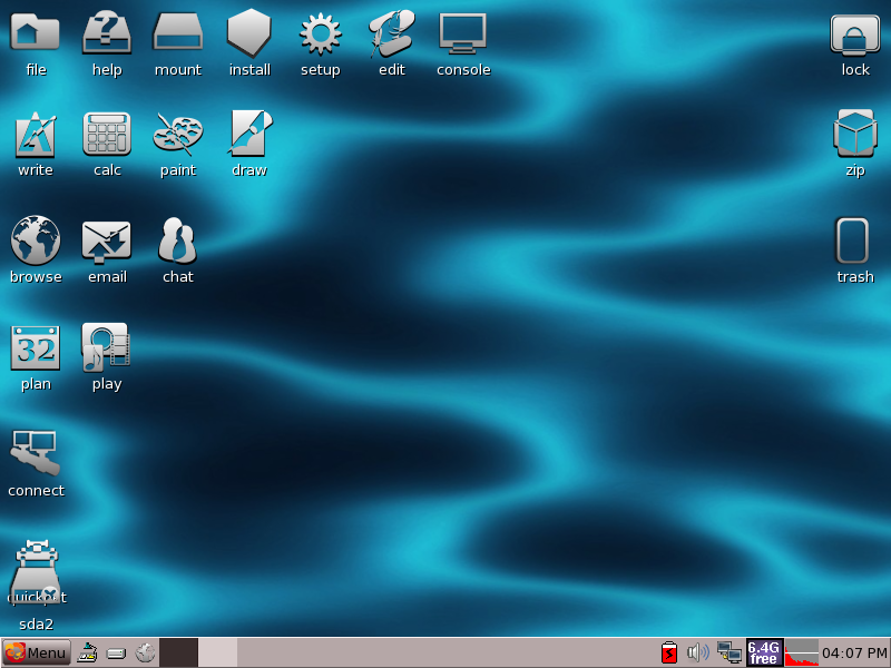Puppy desktop screenshot: 5.1 desktop