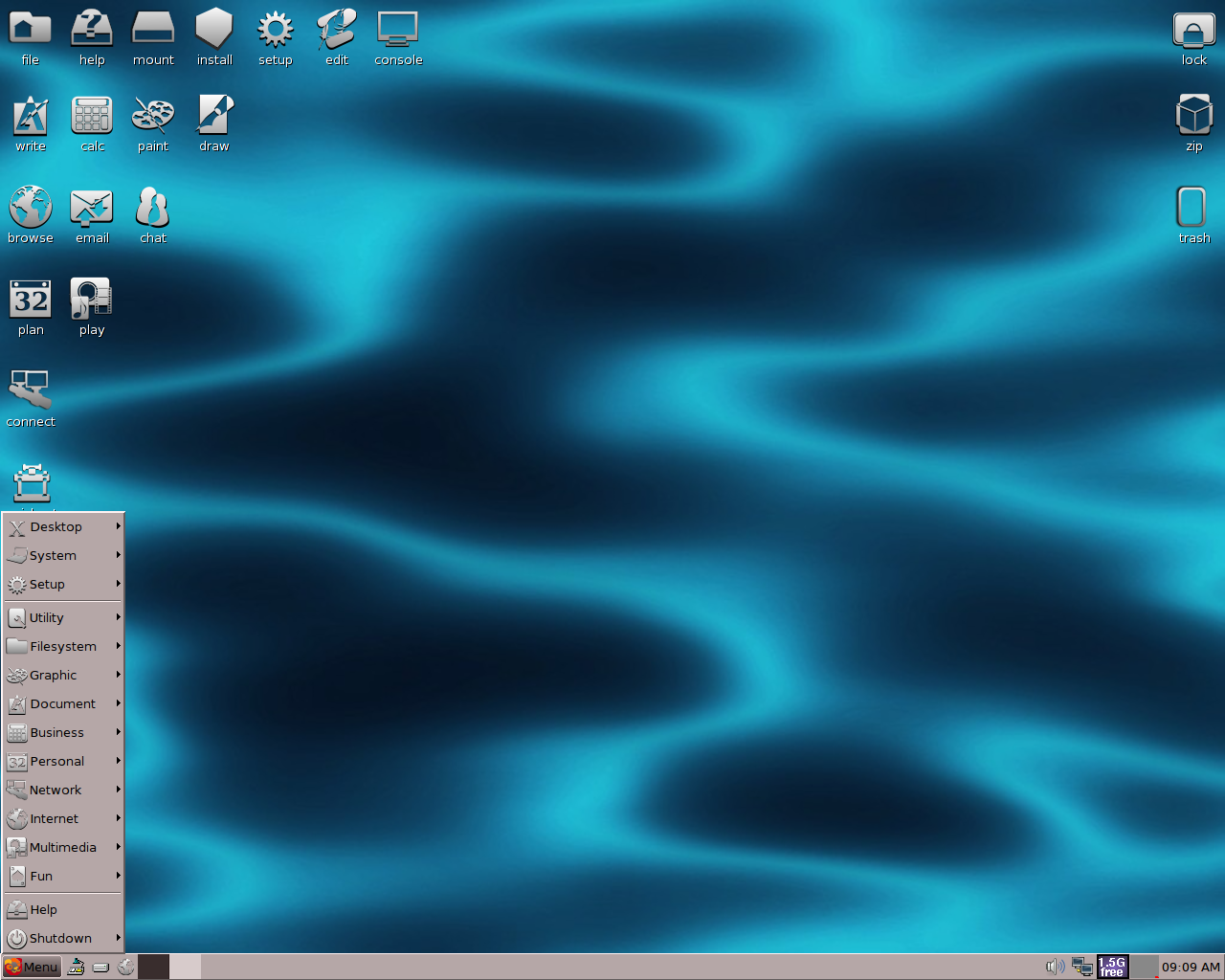 Puppy desktop screenshot: 5.1