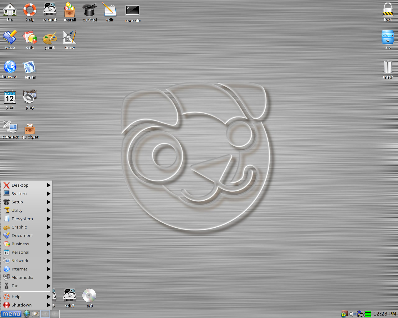 Puppy desktop screenshot: 5.2.8