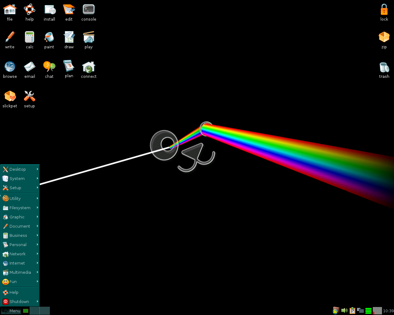 Puppy desktop screenshot: 5.3 slacko