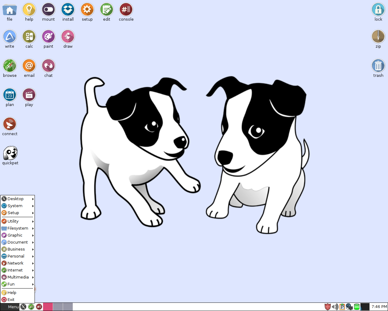 Puppy desktop screenshot: 6.0