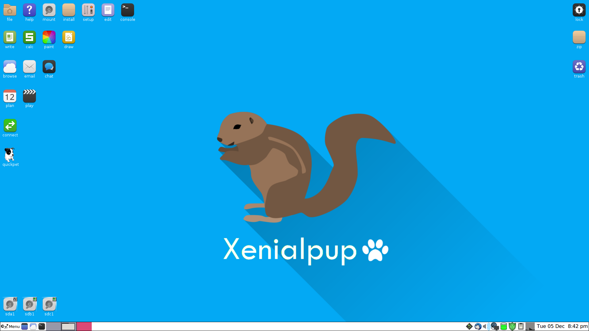Puppy desktop screenshot: 7.5