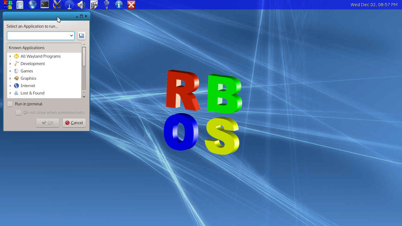 RebeccaBlackOS desktop screenshot: 2015.10.21