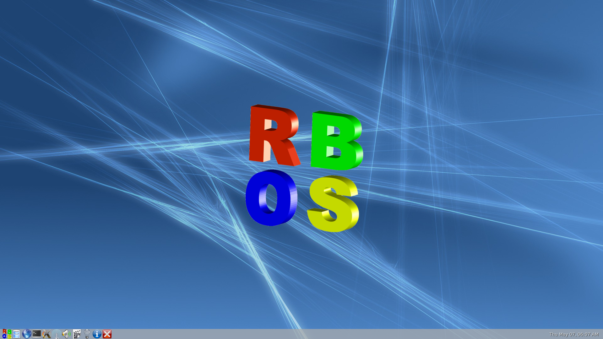 RebeccaBlackOS desktop screenshot: 2020 05 05
