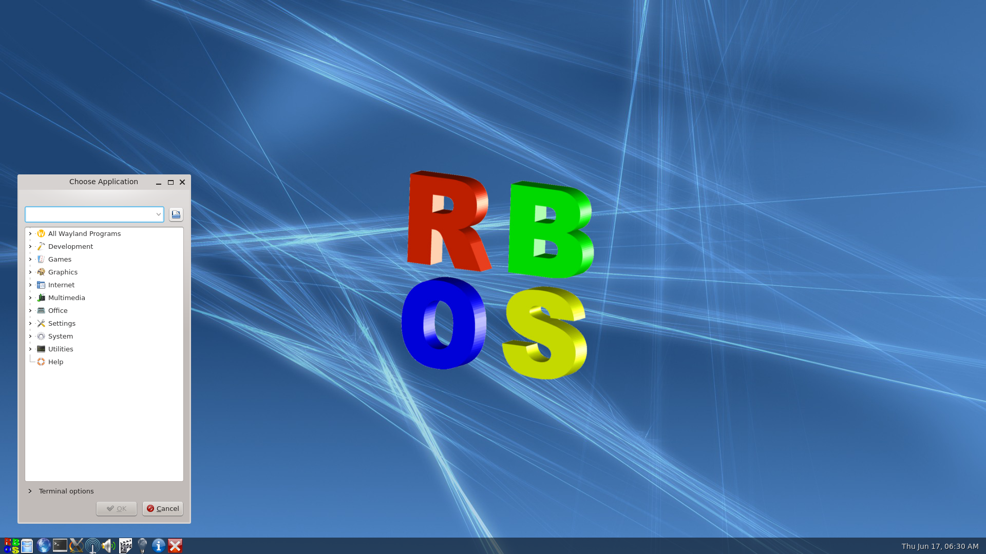 RebeccaBlackOS desktop screenshot: 2021 05 26